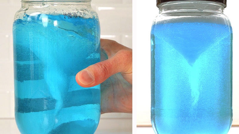 How to make a tornado in a mason jar tornado in a jar