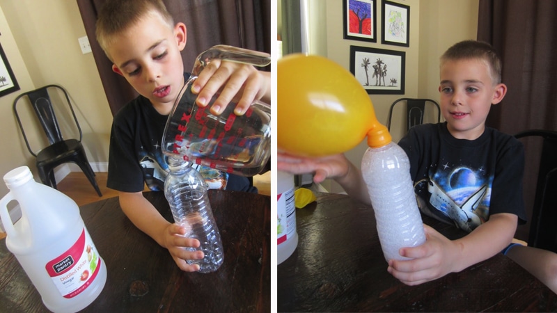 Balloon automatically blowing up on it's own self inflating balloon