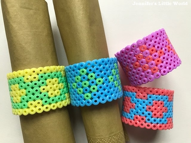 Spring Beaded Napkin Rings