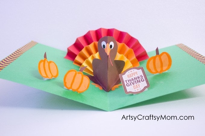 3D Turkey Card
