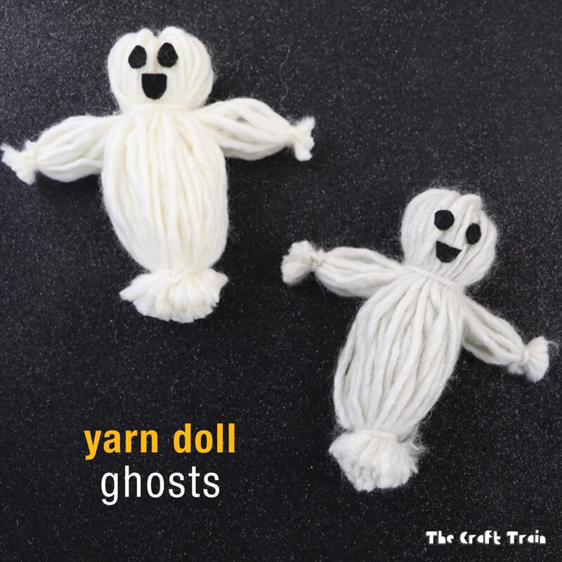 Creepy Cute Yarn Ghosts