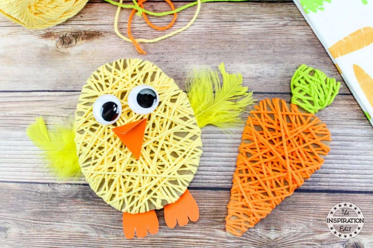Yarn Wrapped Easter Chick