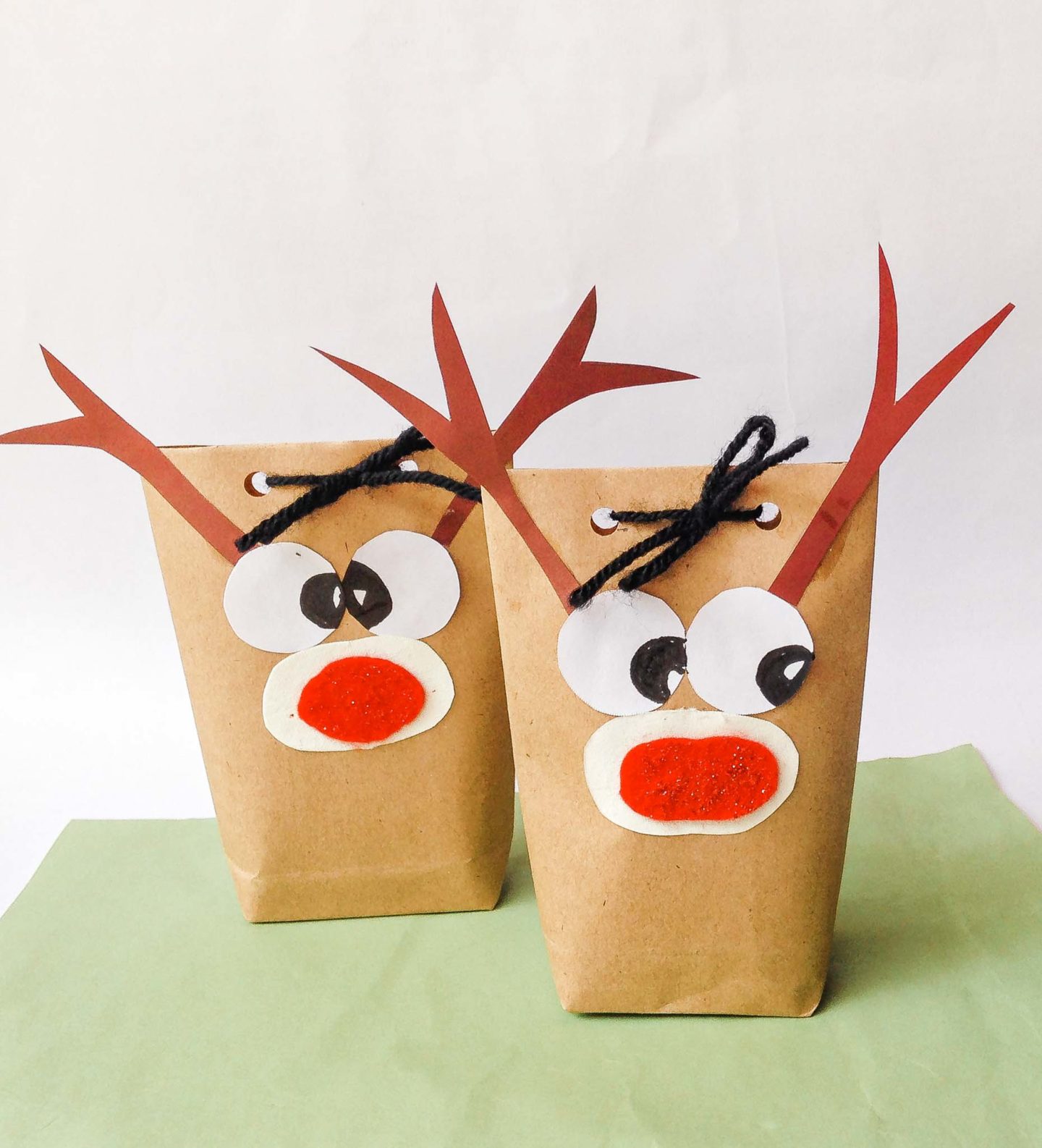 3D Paper Reindeer Craft