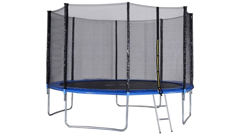 Giantex Kids Trampoline With Safety Enclosure Net & Spring Pad Ladder