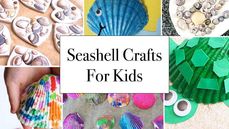 16 DIY Sea Shell Craft Figures ideas  shell crafts, seashell crafts,  seashell art