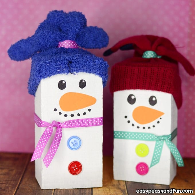 Earth And Water Snowman Craft