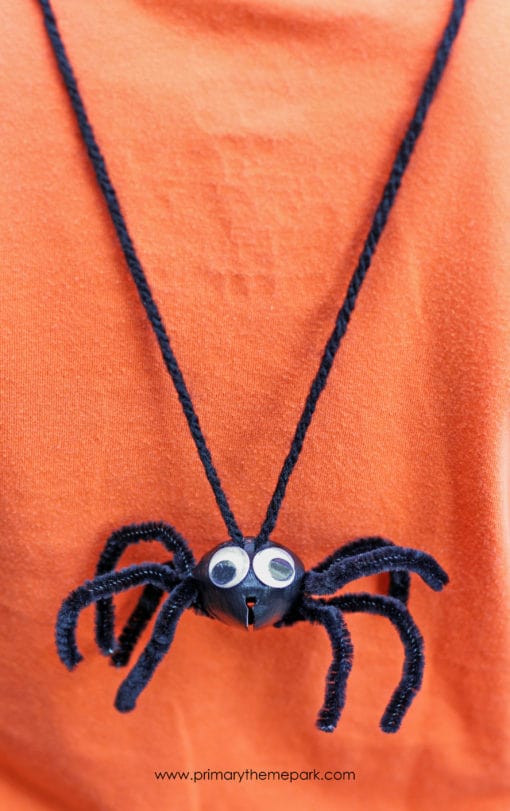 Jingle Spider Necklace