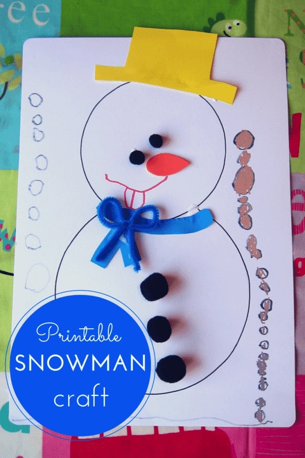 Mix-And-Match Snowman Craft