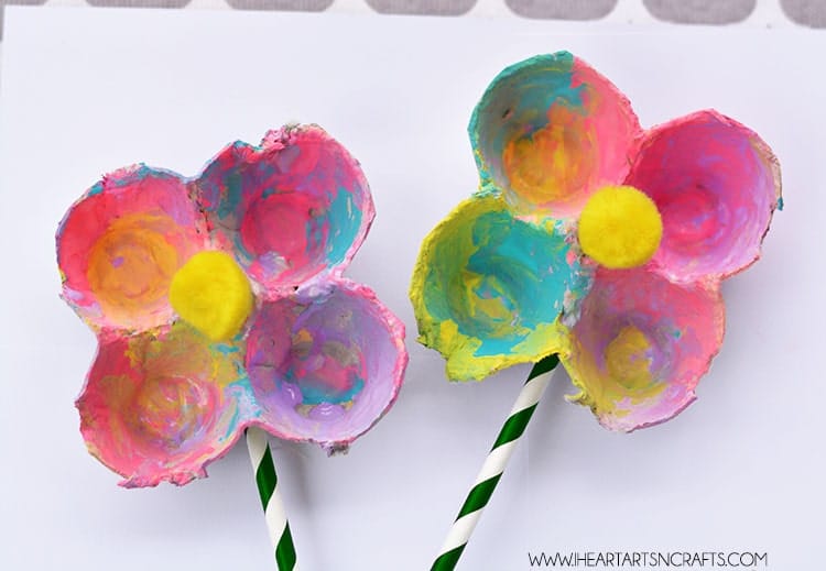 A Truly Eggs-cellent Flower Craft