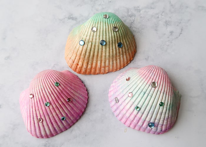 Sparkly Seashells Mermaid Craft