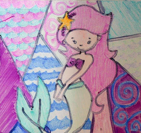 Catch A Few Rays Mermaid Craft