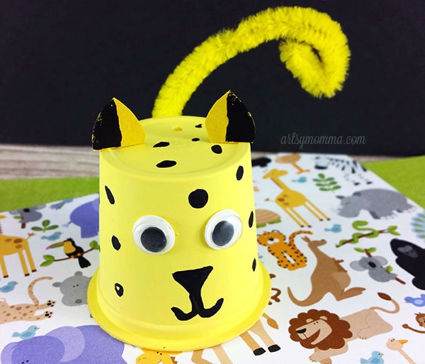 Cute, Upcycled Cheetah Craft