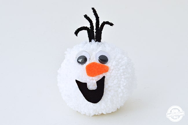 Do You Want To Build A Snowman Pom-Pom Craft?