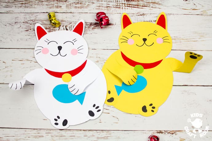 Lucky Cat With Free Printable