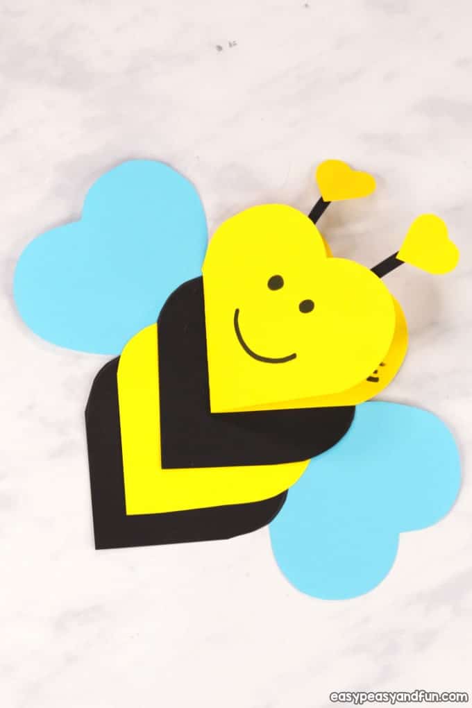 Valentine’s Day Bee Craft