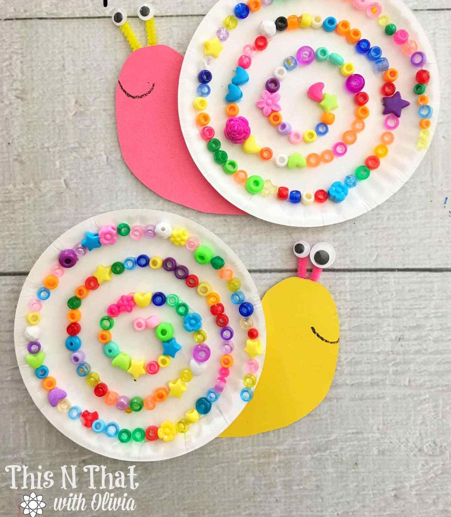 Colorful Snail Craft