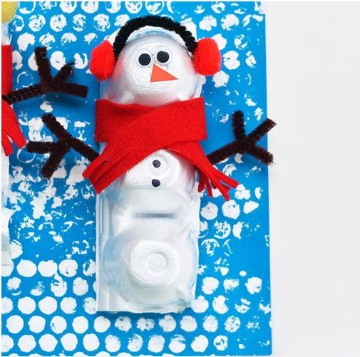 Do You Want To Build An Egg Carton Snowman?