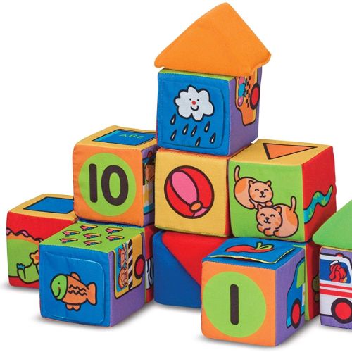 Melissa & Doug Match & Build Blocks