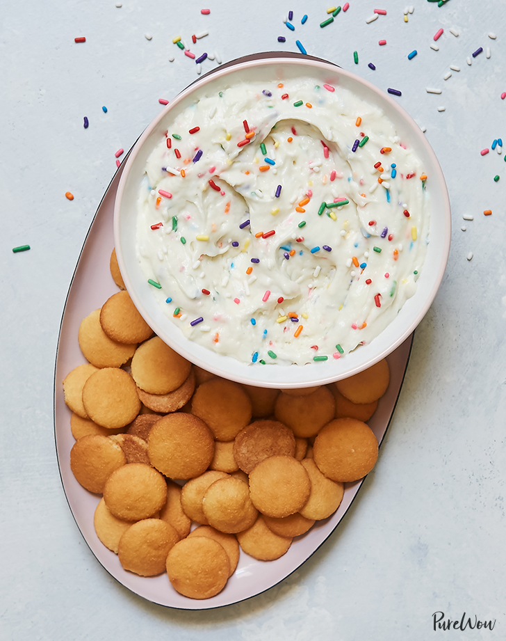 Cake Batter Dip And Cookies