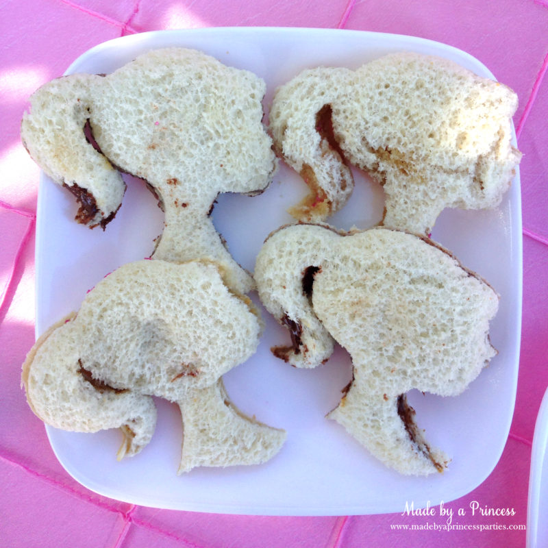 Barbie Silhouette Sandwiches