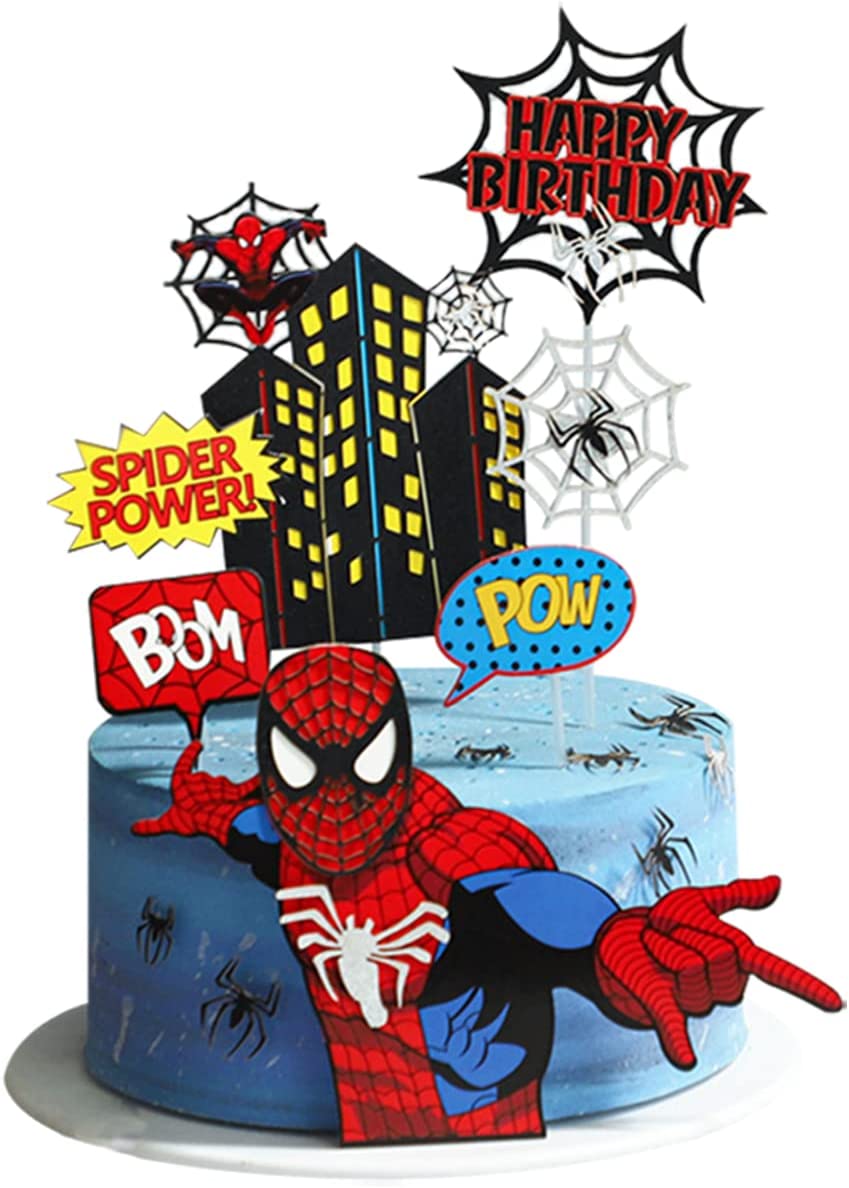 Spidey Cake Topper Set