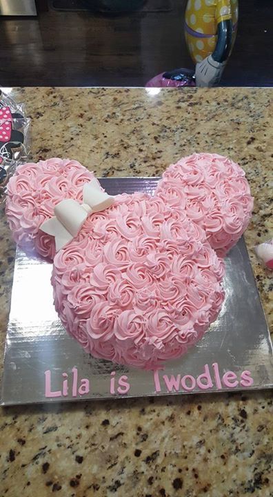 Minnie Silhouette Cake