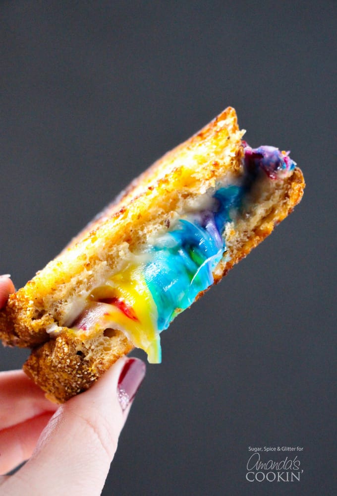 Rainbow Grilled Cheese