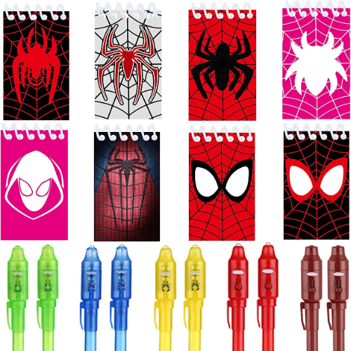 Spidey Pens And Notebooks