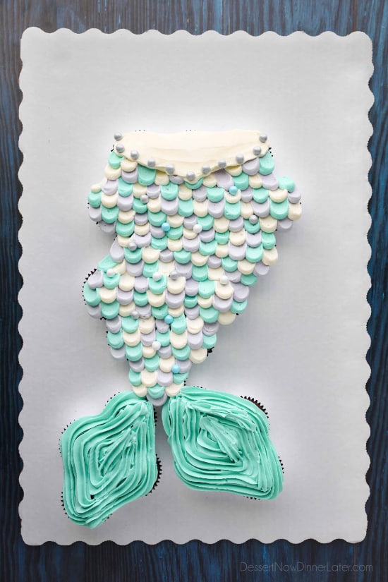 Mermaid Pull Apart Cake