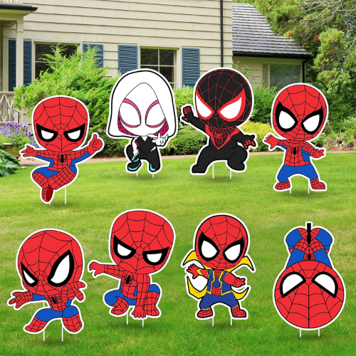 Spiderman Yard Signs