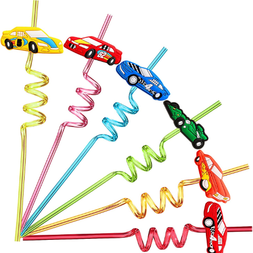 Squiggly Car Straws