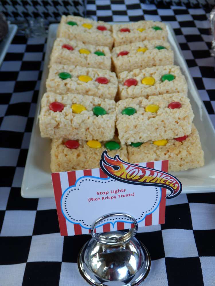 Stop Light Rice Krispy Treats