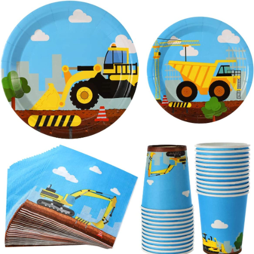 Construction Party Tableware