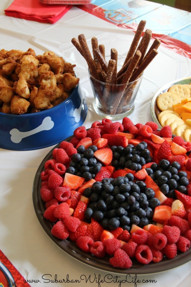 Pawprint Fruit Platter