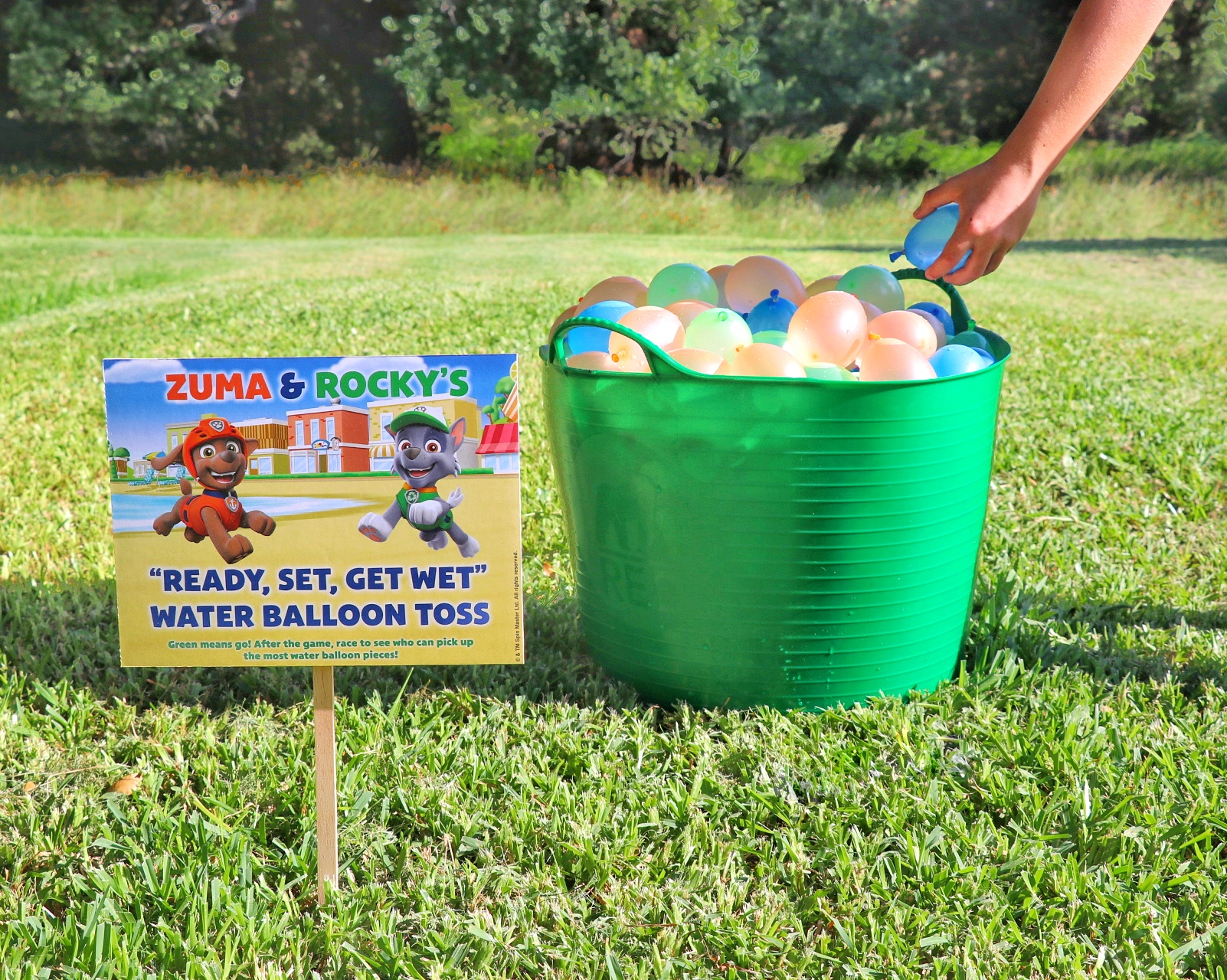 Ready, Set, Get Wet Water Balloon Toss